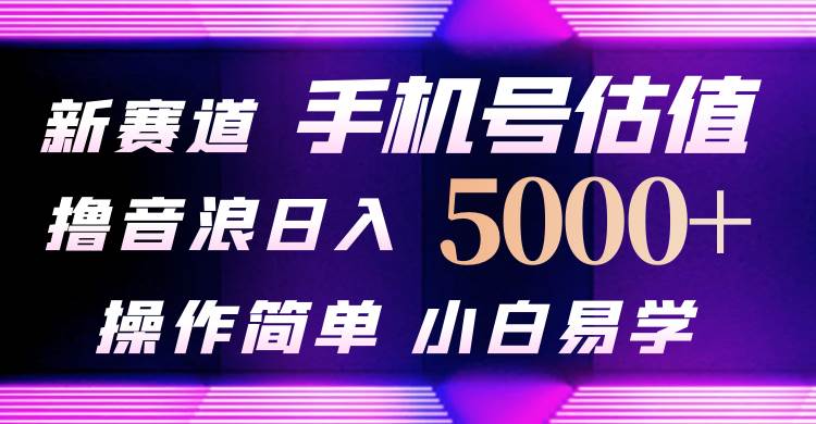 抖音不出境直播【手机号估值】最新撸音浪，日入5000+，简单易学，适合…-赚钱网