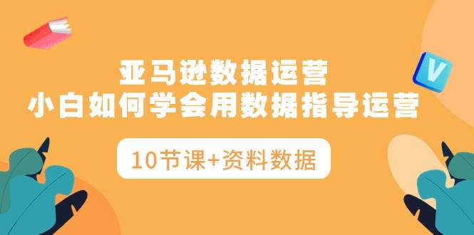 亚马逊数据运营，小白如何学会用数据指导运营（10节课+资料数据）-赚钱网