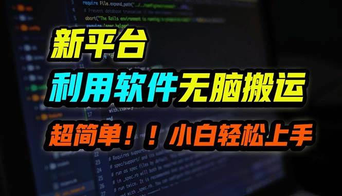 B站平台用软件无脑搬运，月赚10000+，小白也能轻松上手-赚钱网