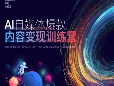 AI自媒体爆款内容变现训练营，20%底层逻辑，60%实操方法，20%案例拆解(即学即用)-赚钱网