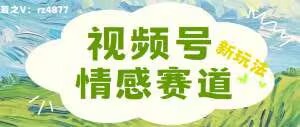 视频号情感赛道新玩法，可同步多平台，妥妥的流量密码，轻轻松松月入过万-赚钱网