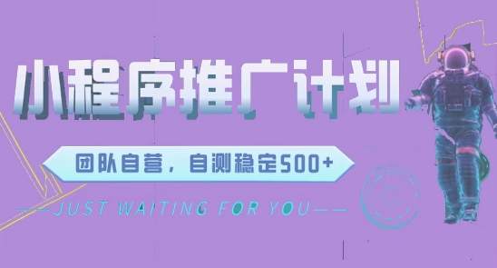 微信小程序项目，全新变现方式日均收益3张-赚钱网