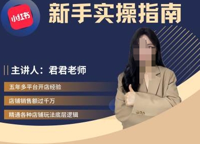 君君-小红书电商从入门到精通，新手实操指南-赚钱网