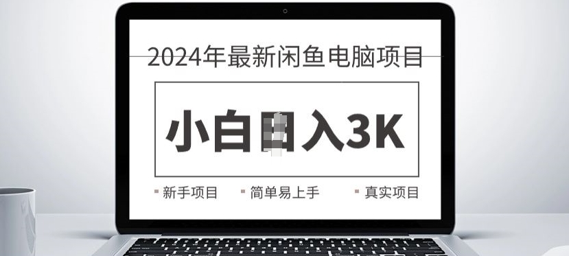 2024最新闲鱼电脑项目，动手就能吃肉的好项目-赚钱网