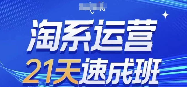 淘系运营21天速成班(更新24年10月)，0基础轻松搞定淘系运营，不做假把式-赚钱网