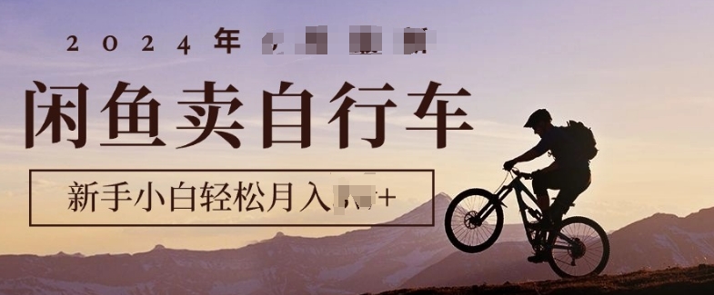 骑行圈的秘密之我在闲鱼卖自行车，项目门槛低，0成本就可以操作-赚钱网