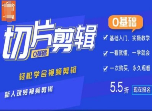 0基础IP切片剪辑，轻松学会视频剪辑，新人玩转视频剪辑-赚钱网