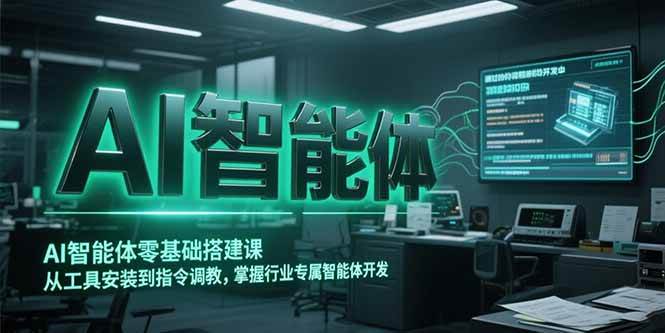 （15257期）AI智能体零基础搭建课，从工具安装到指令调教，掌握行业专属智能体开发…-赚钱网
