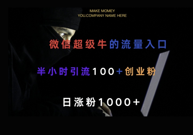 微信版知乎，一小时引流100+创业粉，日涨粉1000+-赚钱网