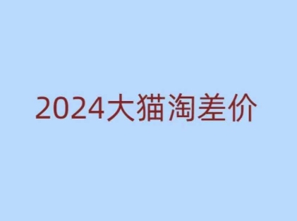 2024版大猫淘差价课程，新手也能学的无货源电商课程-赚钱网