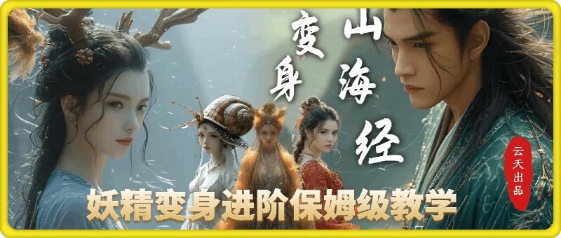 云天AI山海经变身视频教程，妖精变身进阶保姆级教学-赚钱网