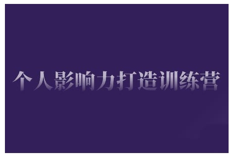 个人影响力打造训练营，掌握公域引流、私域运营、产品定位等核心技能，实现从0到1的个人IP蜕变-赚钱网