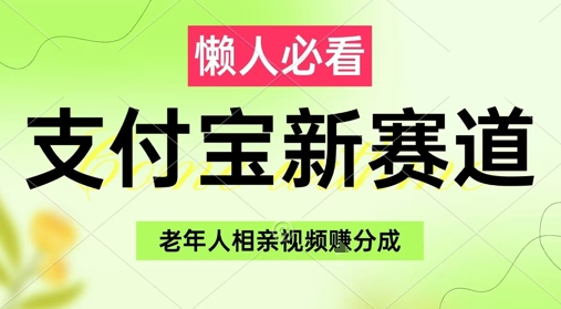 支付宝新赛道，利用老年人相亲视频，挣分成收益，轻松月入过W，操作简单-赚钱网