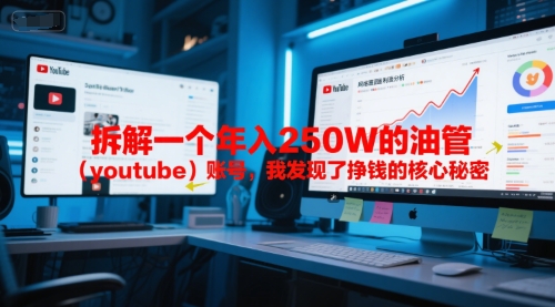 付费文章：拆解一个年入250W的油管（youtube）账号，我发现了挣钱的核心秘密-赚钱网
