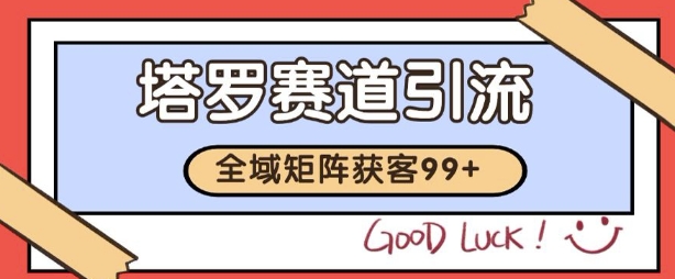 小红书某音塔罗赛道引流获客 自热矩阵日引200+【揭秘】-赚钱网