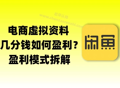 揭秘虚拟电商1分钱资料与卡券是如何获得收益的(详细拆解)-赚钱网