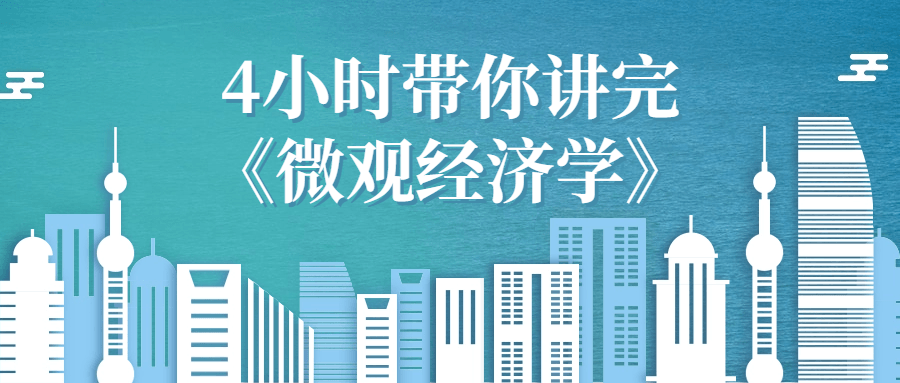 4小时带你讲完《微观经济学》-赚钱网