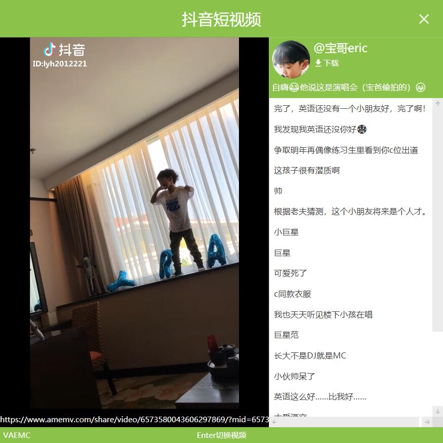 电脑看抖音绿色小工具VTiktok-赚钱网