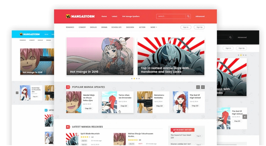 Madara 2.2.2.1主题源码 响应式WordPress漫画小说主题模板-赚钱网