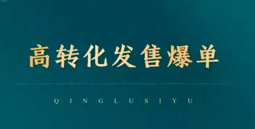 高转化发售爆单，引爆私域成交，打破运营全链-赚钱网