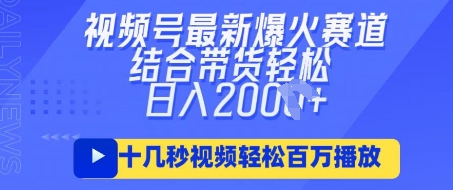 视频号最新爆火ai民国美女视频，轻松百万播放，结合带货日入数张-赚钱网