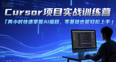 Cursor项目实战训练营，两小时快速掌握AI编程，零基础也能轻松上手-赚钱网