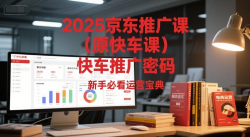 2025京东推广课（原快车课）解锁京东快车推广密码，新手必看运营宝典-赚钱网