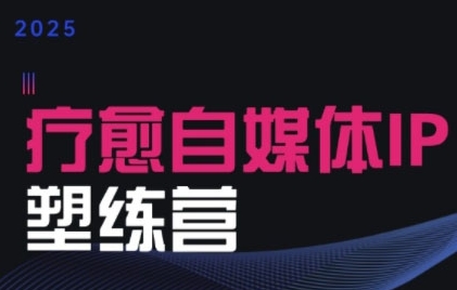 2025治愈自媒体IP训练营，专为疗愈领域从业者打造-赚钱网