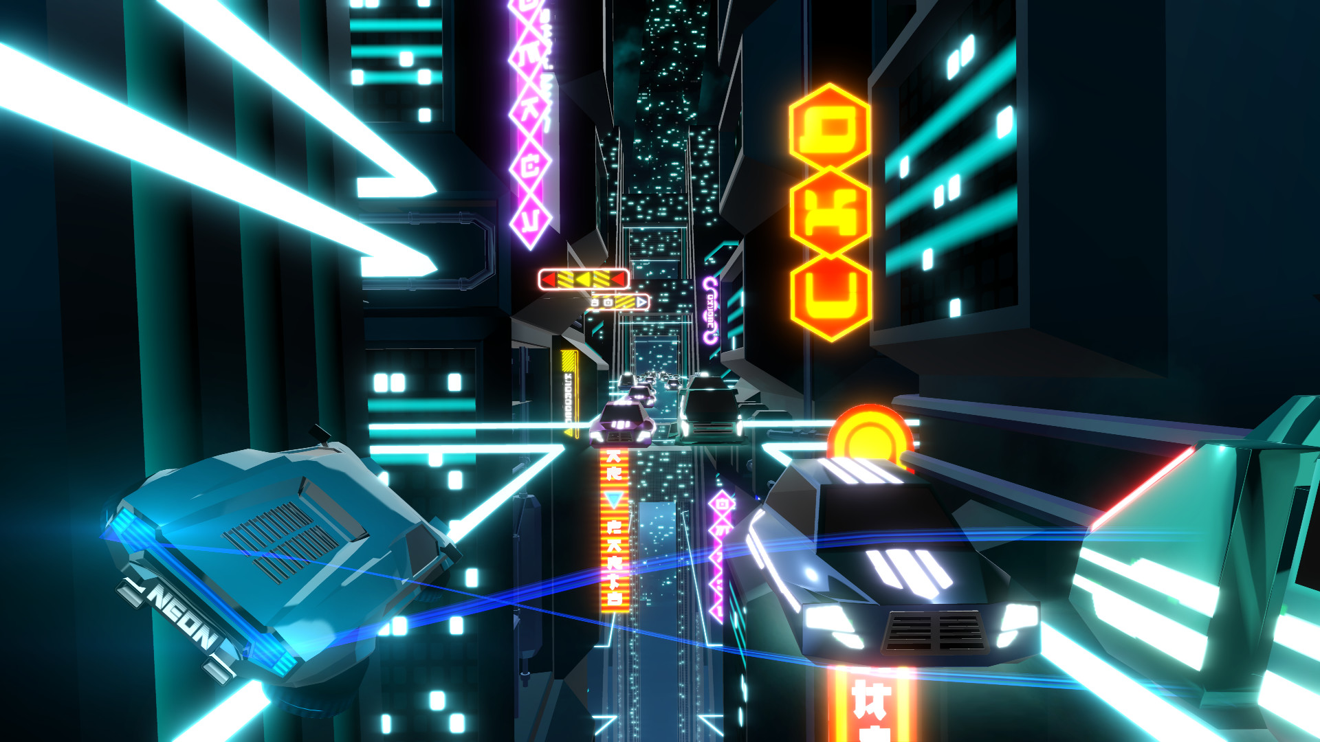 霓虹飞车/Neon Drive插图5