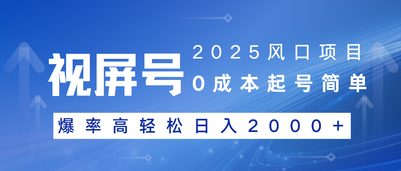 （14157期）2025风口项目，视频号带货，起号简单，爆率高轻松日入2000+-赚钱网