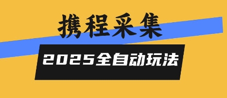 2025携程信息采集全自动玩法，高单价，零人工，全天开干【揭秘】-赚钱网