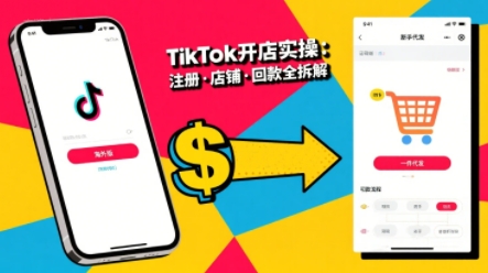 TikTok从开店到投流的进阶课，从基础实操到高阶技巧一网打尽-赚钱网