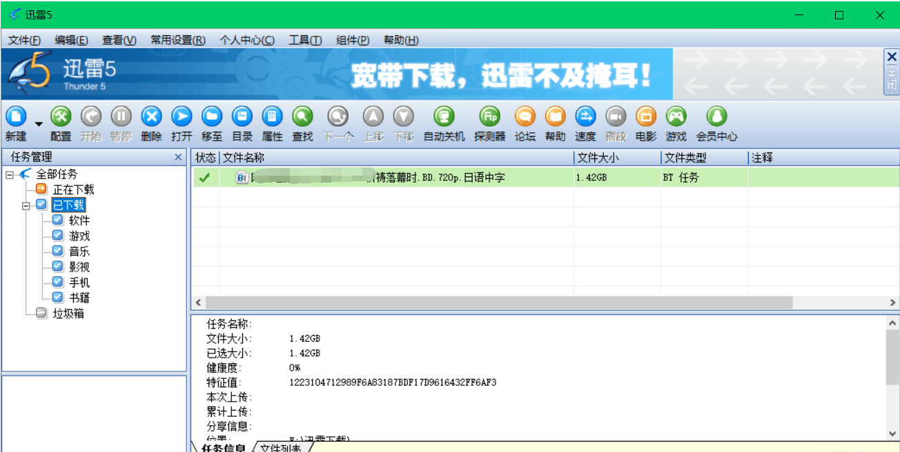 PC版迅雷5绿色win10防敏感-赚钱网