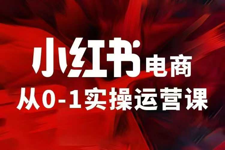 小红书电商运营，97节小红书vip内部课，带你实现小红书赚钱-赚钱网