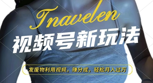 视频号新玩法，废物利用视频，撸分成收益，轻松月入过W【揭秘】-赚钱网