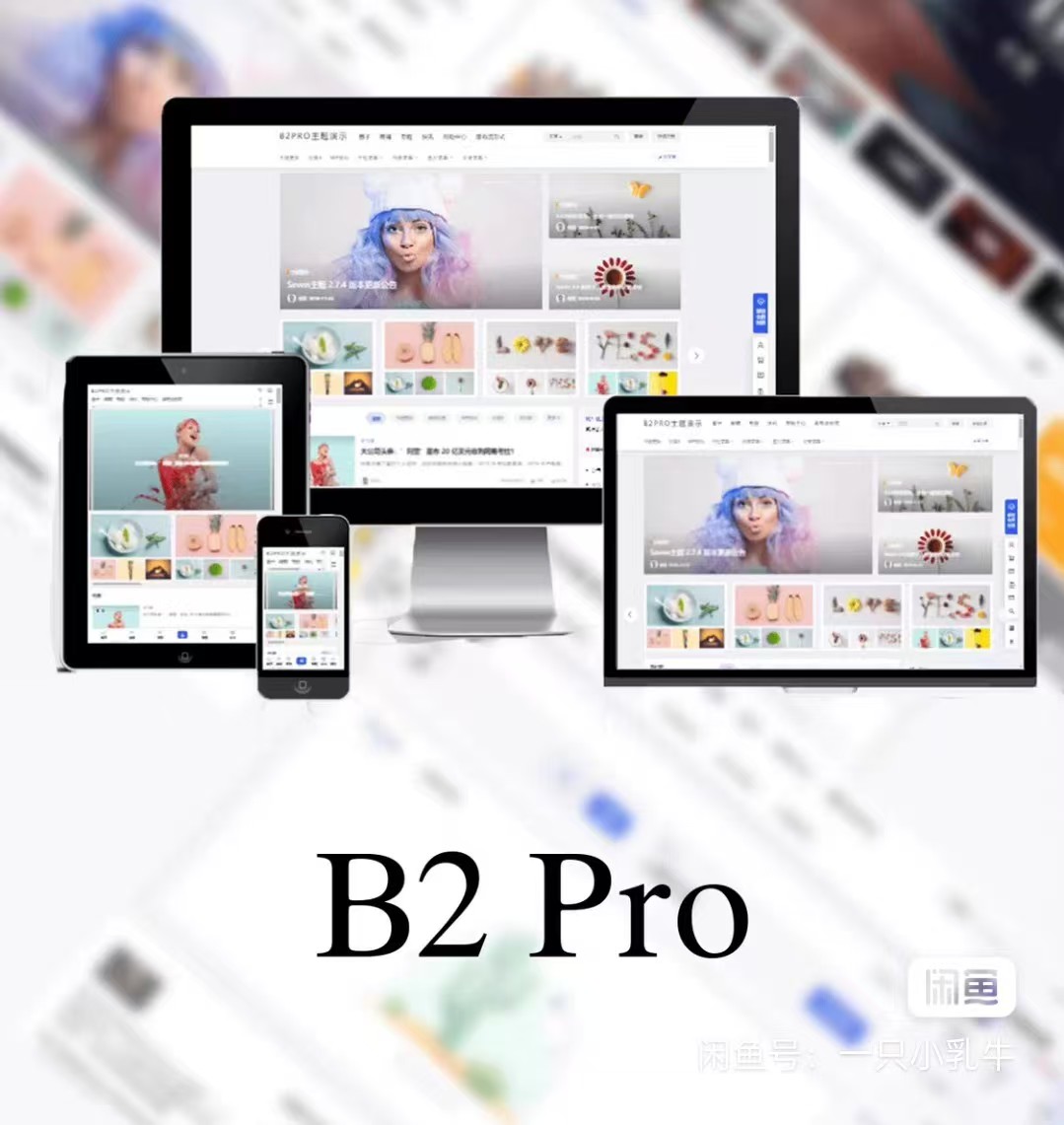 最新版7B2 PRO主题5.4.2 免授权开心版源码-赚钱网