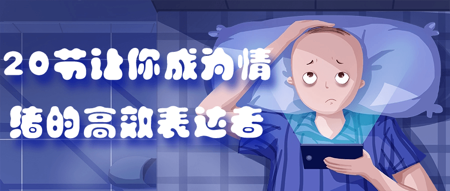 20节让你成为情绪的高效表达者-赚钱网