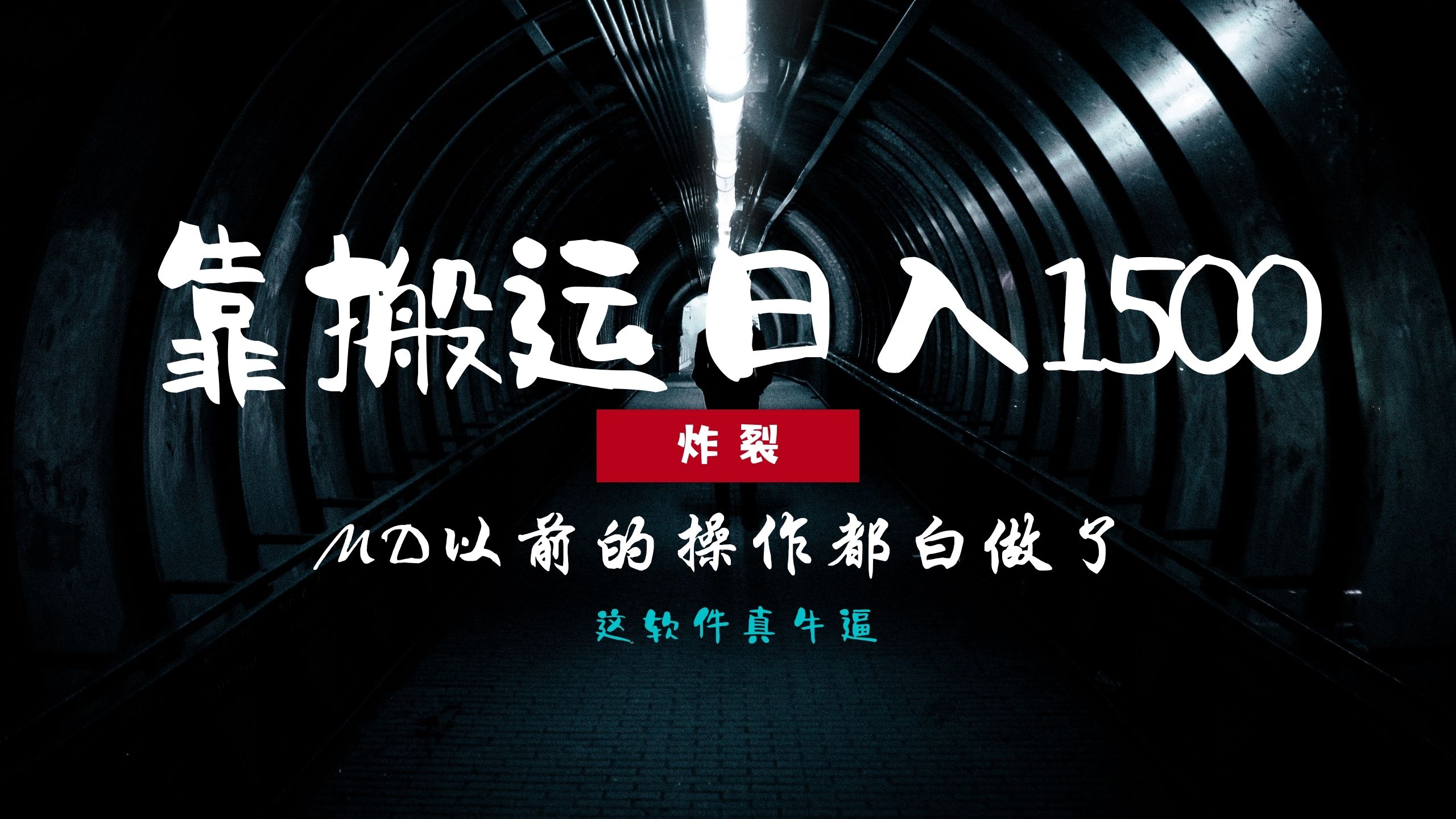 （13568期）炸裂！0基础搬运也能批量日赚1500+，以前的操作都白做了！-赚钱网