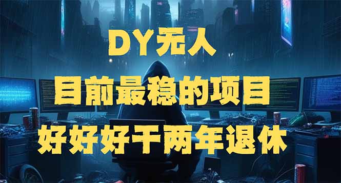 （14263期）DY无人，目前最稳的项目，矩阵放大边旅游边赚钱，好好好干两年退休-赚钱网