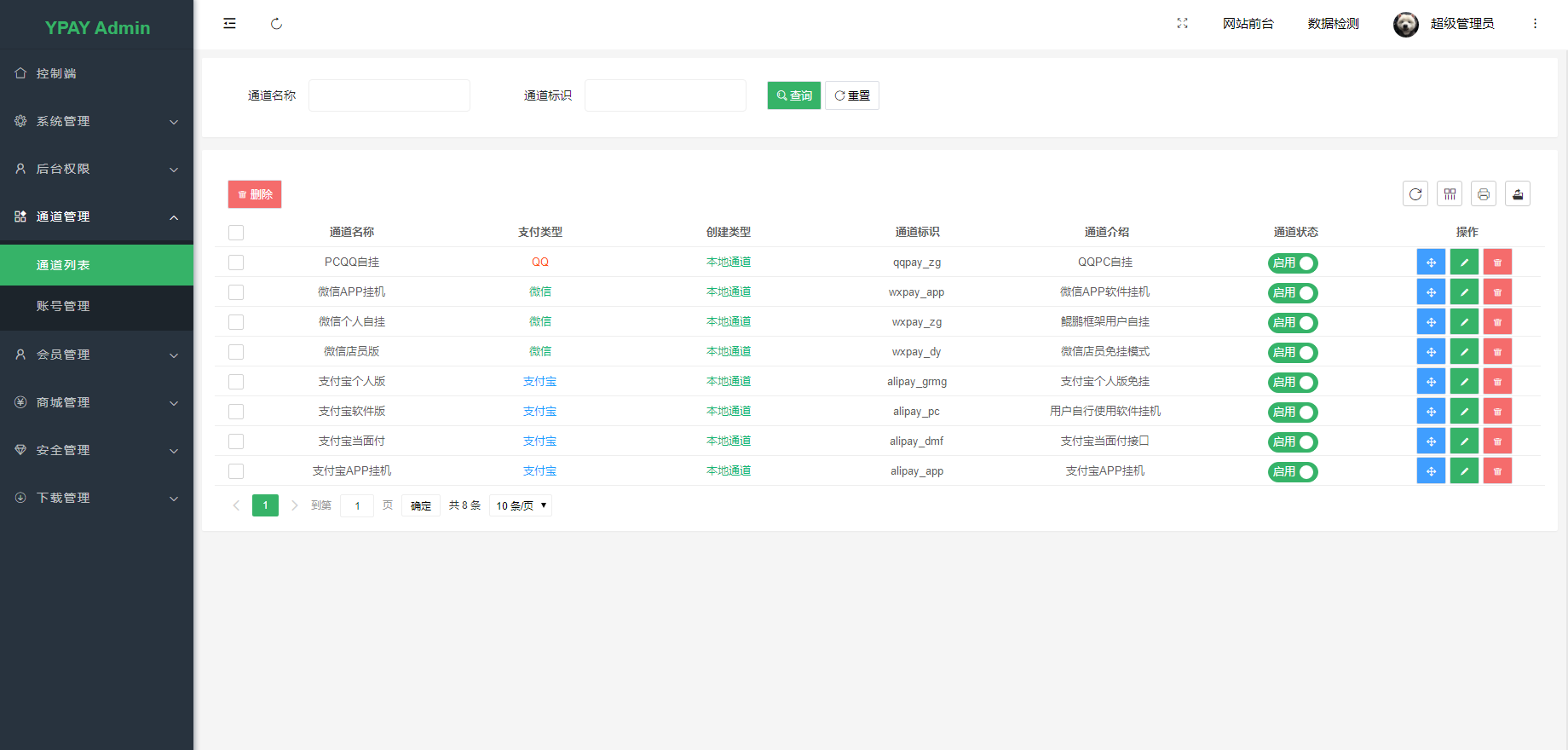 最新源支付系统源码 V7版全开源 免授权 附搭建教程插图3
