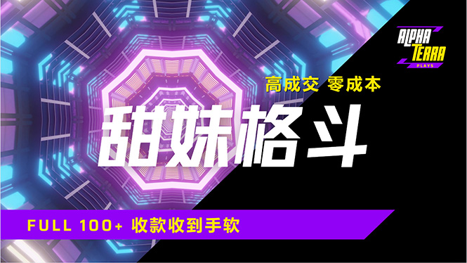 （14559期）高成交零成本，售卖甜美格斗课程，谁发谁火，加爆微信，日入1000+收款…-赚钱网
