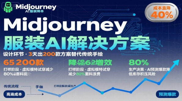 AI在服装领域的运用，使用midjourney做服装辅助企业降低成本-赚钱网