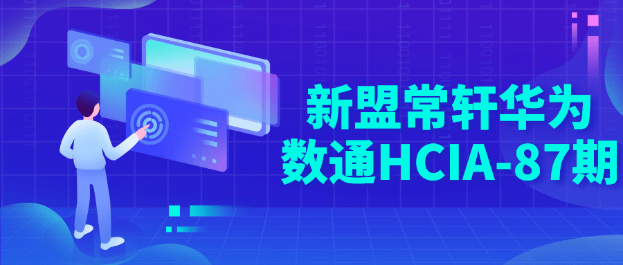 新盟常轩华为数通HCIA-87期-赚钱网