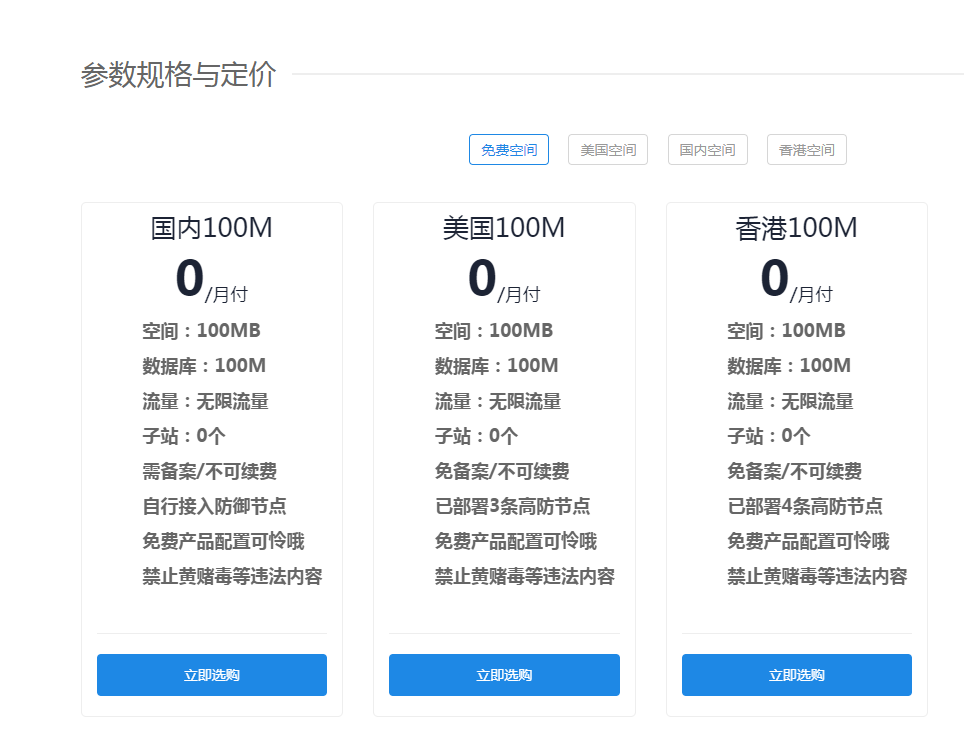 0元撸免备案空间一个月活动-赚钱网
