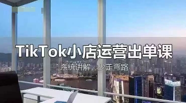 TikTok小店运营出单课，从开店选品、运营出单、发货回款，进行全流程讲解-赚钱网
