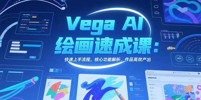 （15470期）Vega AI绘画速成课：快速上手流程，核心功能解析，作品高效产出-赚钱网