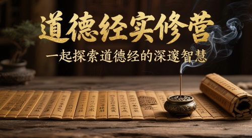 道德经实修营，一起探索道德经的深邃智慧-赚钱网