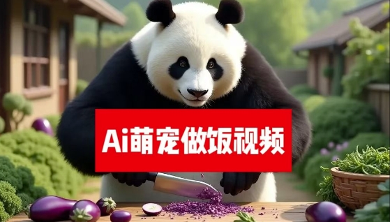 最新萌宠赛道，AI猫咪做饭视频，暴力变现日入500+，全流程拆解【揭秘】-赚钱网