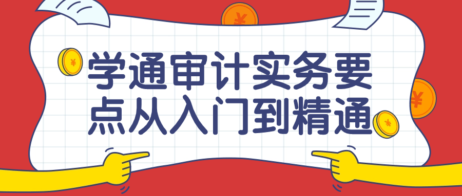 学通审计实务要点从入门到精通课-赚钱网
