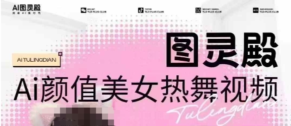 全网首发，原价988图灵殿AI颜值美女热舞视频，云端生图，轻松过原创-赚钱网
